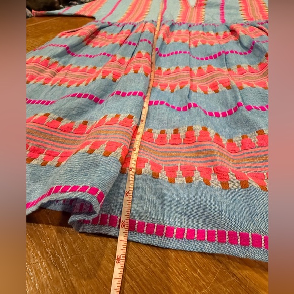 THML Pink and Blue Striped Mini Dress - Picture 14 of 14